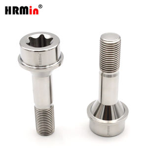 HRMin Factory 10,9 grado <span class=keywords><strong>antirrobo</strong></span> pernos de cubo de rueda de titanio asiento de cono <span class=keywords><strong>tornillo</strong></span> de sujeción M14X1.5X52mm para Ferrari nueva condición - Product Image 1