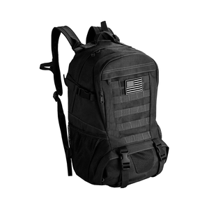 Grand sac à dos tactique unisexe <span class=keywords><strong>30L</strong></span> en polyester Oxford, étanche, pour le transport quotidien, avec patch drapeau américain et fermeture éclair - Product Image 5