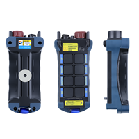 Télécommande radio industrielle étanche IP65 rechargeable DC/AC 12V à canaux réglables pour grue de levage et grue à poutre simple