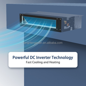 Système HVAC central horizontal ultra-fin dissimulé, système d'eau, unité de ventilation à résistance électrique (FCU) montée au plafond - Product Image 3