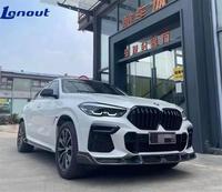 Kit de Carrocería de Fibra de Carbono Estilo LD para BMW X6 G06, Difusor Delantero de Fibra de Carbono para X6 G06