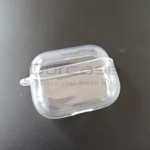 Transparent Blank TPU Soft Case Cover For Apple Airpods Pro Clear Earphone Accessories Case Support OEM/ODM