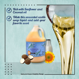 <span class=keywords><strong>Savon</strong></span> <span class=keywords><strong>liquide</strong></span> de <span class=keywords><strong>Castille</strong></span> personnalisé OEM, à base d'huile d'olive biologique et d'herbes, non parfumé, pour le visage, le corps, la vaisselle, les animaux domestiques et la lessive (sans gluten) - Product Image 5