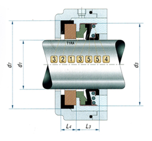 Loại xd301 cao su dưới con dấu cơ khí linh hoạt dưới sóng ống chất lượng cao HDPE - Product Image 6