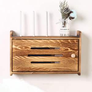 Boîte de rangement murale pour routeur WiFi Étagère murale de gestion des câbles - Product Image 6