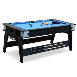 Popüler satmak dönen 3 in 1 çok fonksiyonlu oyunları masa havuzu bilardo yemek masası ve hava hokeyi masa