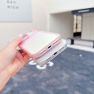 <span class=keywords><strong>Coque</strong></span> de téléphone antichoc <span class=keywords><strong>transparente</strong></span> en TPU et acrylique à dégradé de couleurs pour <span class=keywords><strong>iPhone</strong></span> Air 12 <span class=keywords><strong>13</strong></span> 14 15 16 17 Pro Max 17E – Housse simple - Product Image 4