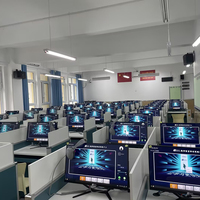 Precio de Fábrica, Computadora de Escritorio Todo en Uno de 24 Pulgadas FHD IPS OEM ODM, Core I5, DDR4, SSD, Garantía de 3 Años para Educación, Laboratorio Informático