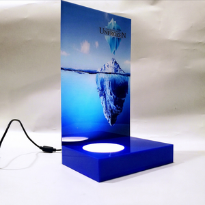 LED Acrylic Wine Bottle Display Rack with Illuminated <b>Shelves</b> Lighted Wine Showcase Stand for Retail and <b>Bar</b> - Product Image 1