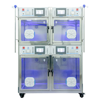 Cage d'unité de soins intensifs vétérinaire pour grands animaux, personnalisable, à oxygène contrôlé, en acier inoxydable 304, avec caractéristiques de sécurité pour animaux de compagnie