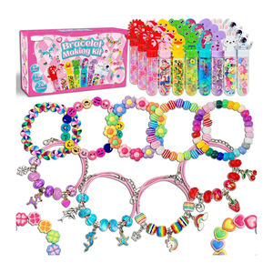 Özel 24'lü Sihirli Değnek Charm Bileklik Takı Yapımı Seti Çocuklar İçin Kendin Yap Boncuk El Sanatları Takı Seti Kız Çocukları Doğum Günü Partisi Hediyeleri - Product Image 1