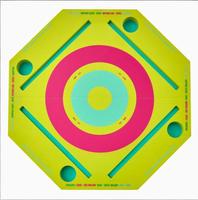 Tapis de Mahjong Flottant Pliable de Luxe Moderne, Matériau EVA Américain, Octogonal, 33 Pouces, Durable, Écologique, Portable
