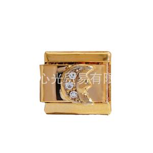 Modular Flower Charm Bracelet Zinc Alloy Imitation Pearl Bezel Setting Unisex Jewelry Gift DIY Assembly Chain Bracelet - Product Image 3