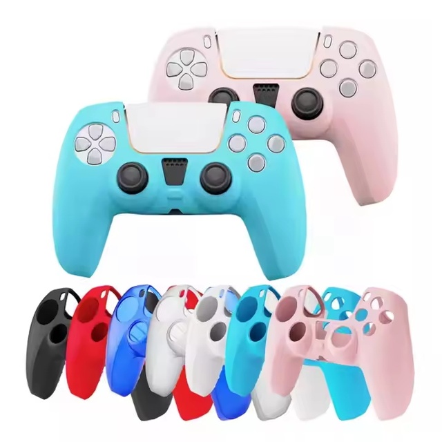 PS5 Controller Protective Case Slim Style Silicone Cover Spray Grip Oil Video Game Accessories Box Package PS5 CONTROLLER SHELL