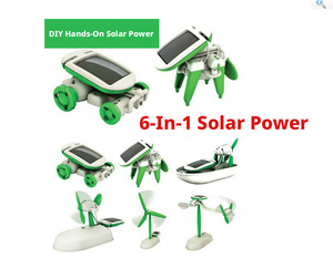 Juguetes de Exterior al por Mayor, 6 en 1, Experimento de Energía Solar para Actividades Educativas, Manualidades y Regalos - Product Image 3