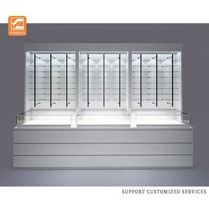 Espositore Personalizzabile a Più Livelli per <span class=keywords><strong>Negozio</strong></span> di Ottica con Luce LED Mobile Vetrina in Legno per Occhiali Arredamento per Negozi di Ottica - Product Image 3