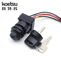 Interrupteur de commande arrière KOETSU pour verrouillage électrique des portes, compatible avec moteur hors-bord Mercury quatre temps, jeu de clés d'allumage OLIVER