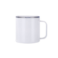 뜨거운 판매 12oz 14oz 16oz 24oz 절연 진공 이중 벽 스테인레스 스틸 커피 우유 머그 (손잡이 포함)