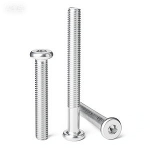 Tornillo de Cabeza Plana Redonda con Hexágono Interior M6 Clase 8.8 de Acero al Carbono, Estándar Nacional para Muebles Metálicos - Product Image 4