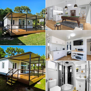 Série de maisons conteneurs extensibles en acier, 3 chambres, montage facile, design moderne, pour usage hôtelier, tailles 20ft/40ft - Product Image 2