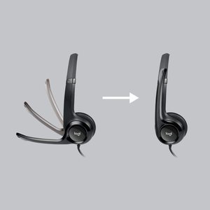 Logitch Headset Wholesales H390 USB Headset With Noisecanceling <b>Microphone</b> Earphone Suppliers - Product Image 2