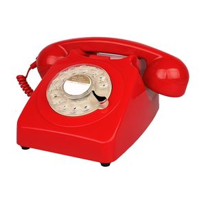 Téléphones fixes rétro <span class=keywords><strong>à</strong></span> <span class=keywords><strong>cadran</strong></span> <span class=keywords><strong>rotatif</strong></span>, téléphones classiques <span class=keywords><strong>à</strong></span> cordon, téléphones fixes vintage pour la maison et le bureau - Product Image 2