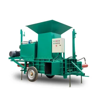 Machine à briqueter l'ensilage, presse à foins pour les fermes, presse hydraulique à haute productivité