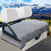Coussin de siège de voiturette de golf ATLI universel pour 2 passagers, respirant, doux, en polyester Oxford, antidérapant, 129x78cm, accessoires pour voiturette de golf