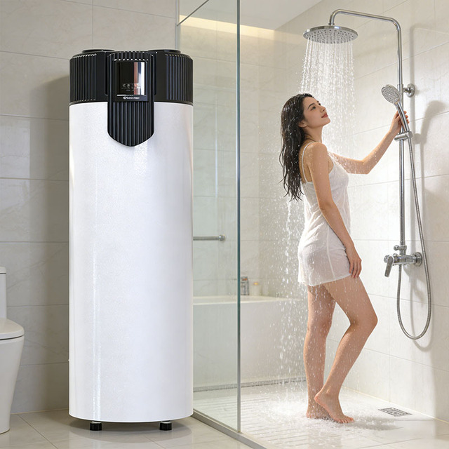 JIADELE WiFi Air Source Heat Pump Water Heater 300L High Temp 75C Energy A+++ Class Commercial Hotel Use R290 Refrigerant