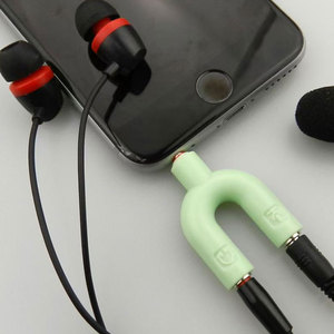 Adaptador Divisor de Auriculares en Forma de <span class=keywords><strong>Y</strong></span> con Doble Conector de 3.5mm de Cobre <span class=keywords><strong>y</strong></span> ABS, con Micrófono, Conversor de Audio Estéreo, Color Macaron - Product Image 4