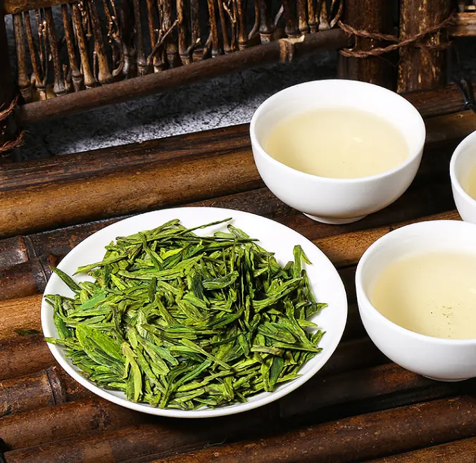 Organic Top Grade Longjing Green Tea Factory Directly Supply Strong Aromatic Natural Chinese Green Tea Scented Green Tea