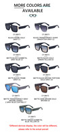 Lunettes de soleil carrées à double pont UV400 personnalisées avec logo de créateur de mode Partagas Wholesale Factory pour femmes et hommes