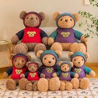 Boneka Beruang Teddy Ukuran Besar 90cm 110cm, Boneka Plush Dekorasi Rumah, Boneka Beruang Hari Valentine, Boneka Beruang Custom Dengan Pakaian