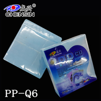 Sac en plastique multicolore simple ou double face pour ranger les disques CD