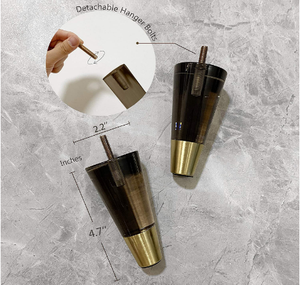 WEKIS haute qualité <span class=keywords><strong>or</strong></span> clair acrylique Table basse chaise canapé jambes <span class=keywords><strong>pied</strong></span> pour Table à manger meubles pieds - Product Image 3