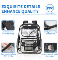 Offre Spéciale usine ODM pas cher grande capacité léger fermeture éclair cadre externe sac à dos mode clair PVC étanche voyage en plein air