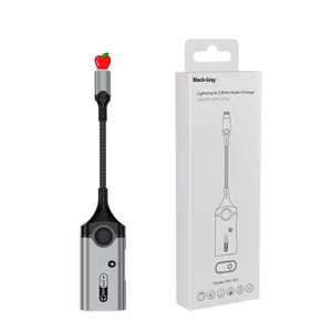 Adaptateur Jack Audio pour <span class=keywords><strong>Apple</strong></span>, adaptateur répartiteur auxiliaire double 8 broches vers 3,5 mm compatible avec <span class=keywords><strong>iPhone</strong></span> 6/7/8/X/<span class=keywords><strong>11</strong></span>/12/13/14 - Product Image 6