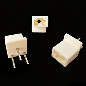 Electric Meter Box 14mm Right Angle Bracket Three Pin ABS <b>Plastic</b> Single <b>Hook</b> For Wall Mounting - Product Image 2