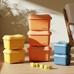 Caja de almacenamiento de plástico de juguete para niños, pequeño aperitivo y bloque de construcción, almacenamiento de contenedores de lotes grandes ecológicos para armario - Product Image 2