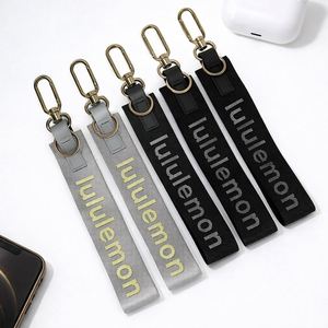 Porte-clés personnalisé en nylon imprimé en sérigraphie, durable, lavable, écologique, avec mousqueton pour une utilisation quotidienne - Product Image 3