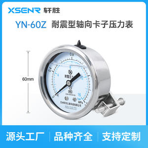 Xinsheng YN60Z Stainless Steel Pressure Gauge 60mm 2.5 Accuracy Shock Resistant For <b>Water</b> <b>Purifiers</b> - Product Image 3