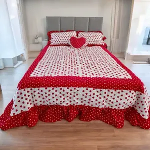 Juego de Edredón Reyna Tamaño Queen, Diseño de Puntos, Estilo Clásico, para Todas las Temporadas, Ropa de Cama para el Hogar - Product Image 6