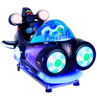 Vente en gros Centre commercial manèges pour enfants à jetons Machine à balançoire électrique pour enfants Mp5 Machine de jeu de voiture à bascule