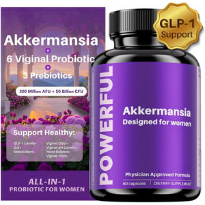 Probióticos para Mulheres Adultas 60 Cápsulas Akkermansia 6 Probiótico Vaginal 3 Pré-bióticos 300 Milhões AFU 50 Bilhões CFU Tudo-em-um - Product Image 3