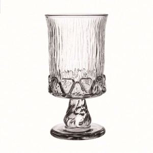 Copas de Vino Clásicas Transparentes de PP con Asa de Aluminio, Modelo Usa Mairun Usa 823 para Uso en el Hogar y Fiestas - Product Image 1