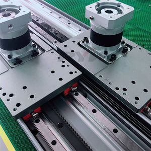 Module de glissière linéaire à crémaillère à double rail large pour charges lourdes, module de crémaillère à engrenages de précision CNC pour déplacement intensif - Product Image 5
