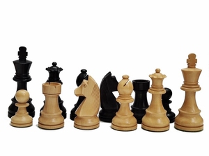 Jeu d'échecs allemand Staunton, pièces en bois pour jeux de table en extérieur, bois d'acajou ébénisé, boîte en carton tendance - Product Image 6