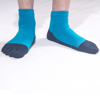 Cheville personnalisé cinq doigts orteil chaussettes coton de qualité Chaussettes de sport pour la course