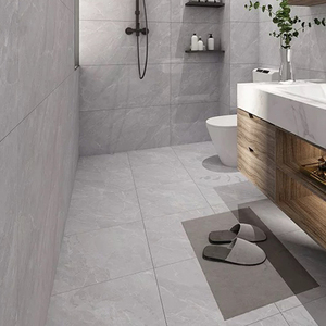 Azulejos para Piso de 300x300, Acabado Mate Económico, Estilo Rústico, Aspecto de Piedra Natural, Porcelana Blanca, Cerámica Resistente al Calor, Azulejo para Casa - Product Image 1