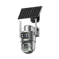 Cámara de Seguridad PTZ Solar 4G HiEasy G4-P11GFD-M2R con Doble Lente, Tarjeta SIM en la Nube, Seguimiento Automático de Personas, Resistente al Agua para Exteriores